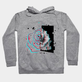 Glitch Rose art Hoodie